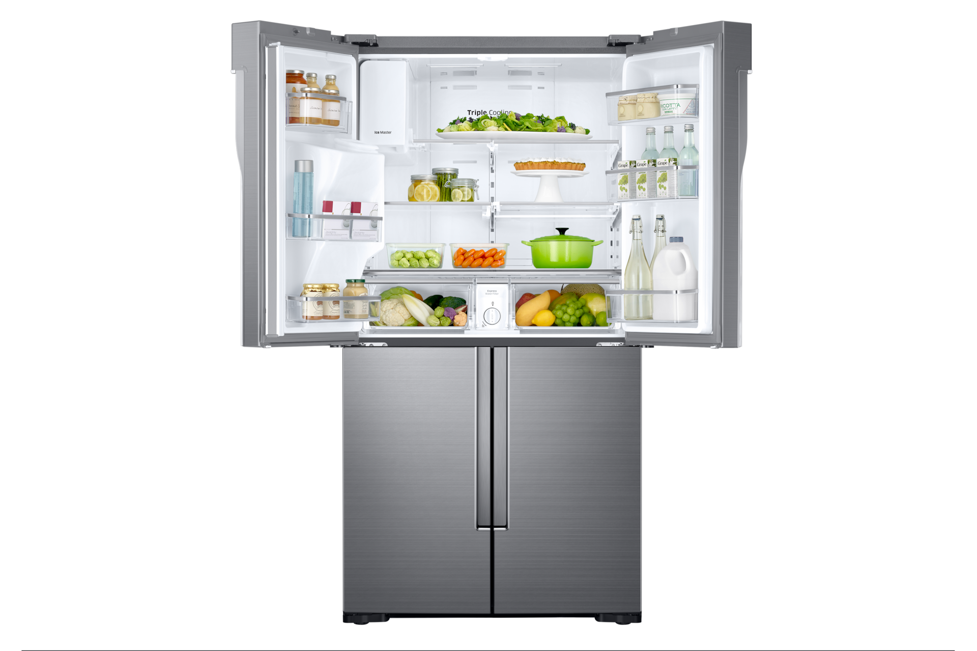 RF28K9070SR French Door Refrigerator with FlexZone™, 28 cu.ft | Samsung CA