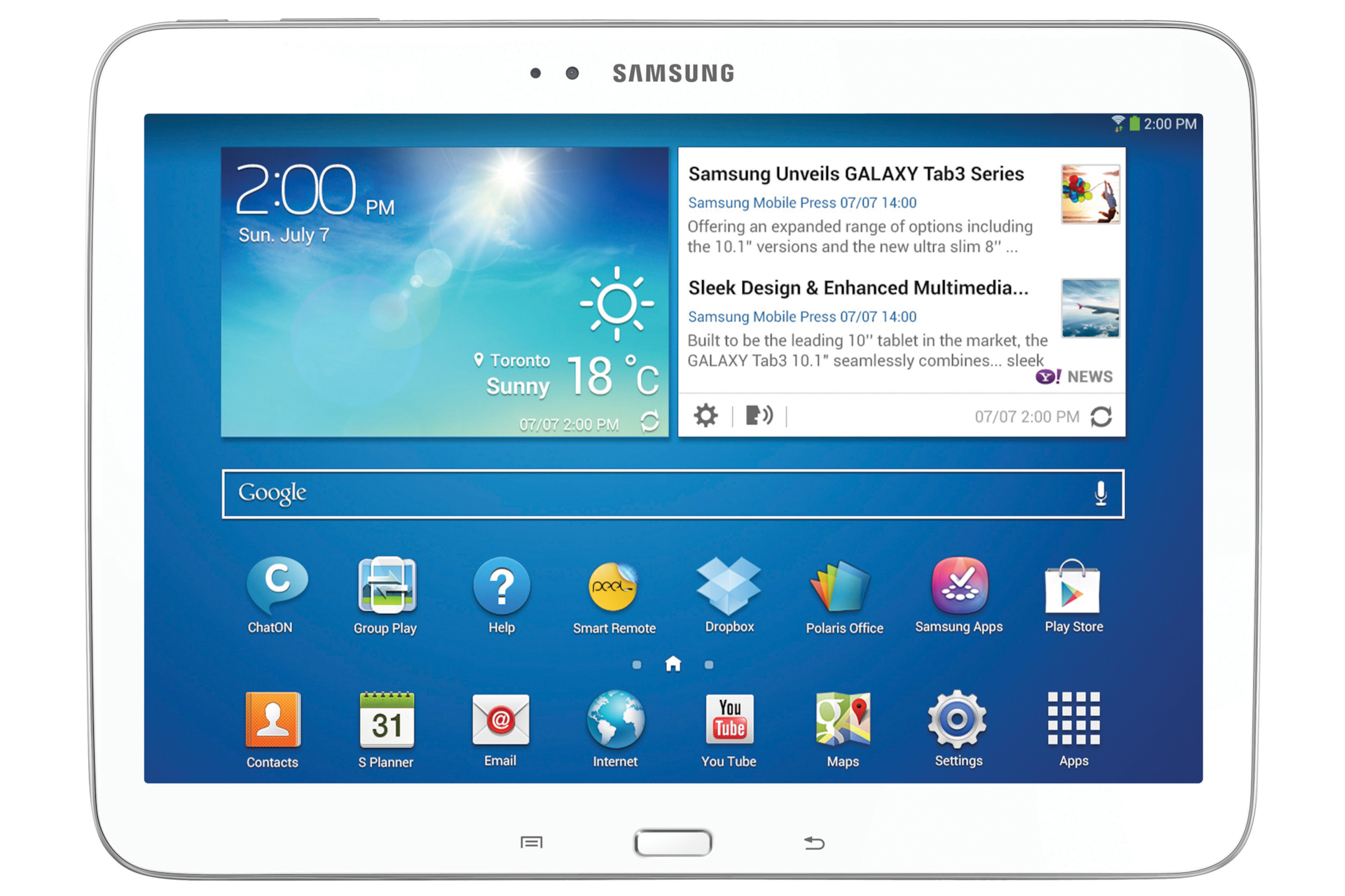 Samsung Galaxy Tab 3 : les modèles 8 et 10 pouces officialisés