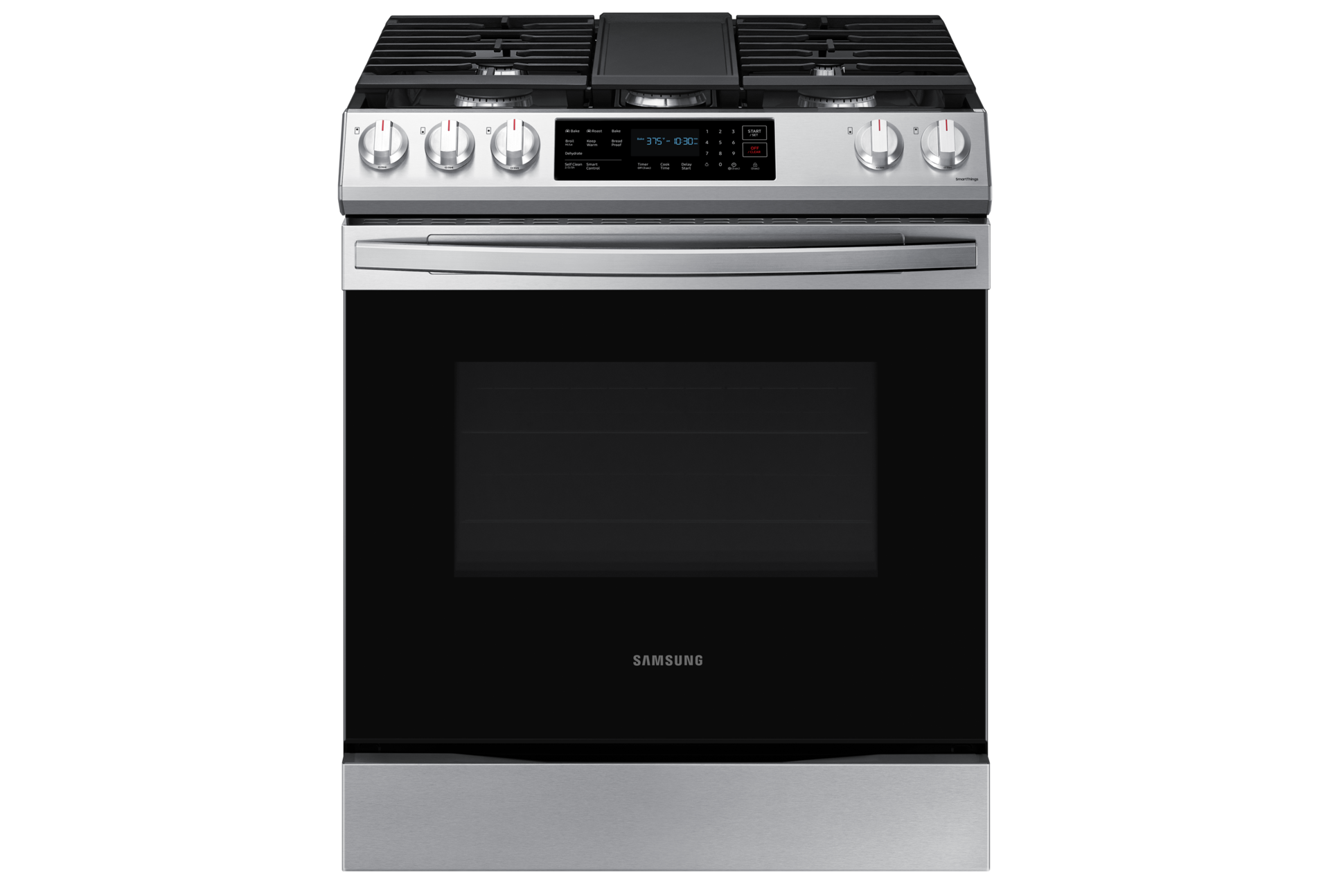 6.0 cu. fr. Gas Range with Fan Convection in Stainless Steel | Samsung