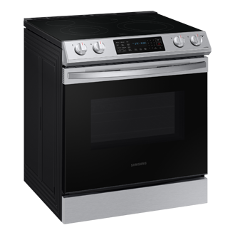 Samsung NE63T8311SS 6.3 Cu. Ft. Front Control Slide-In Electric Range with  Convection & Wi-Fi 