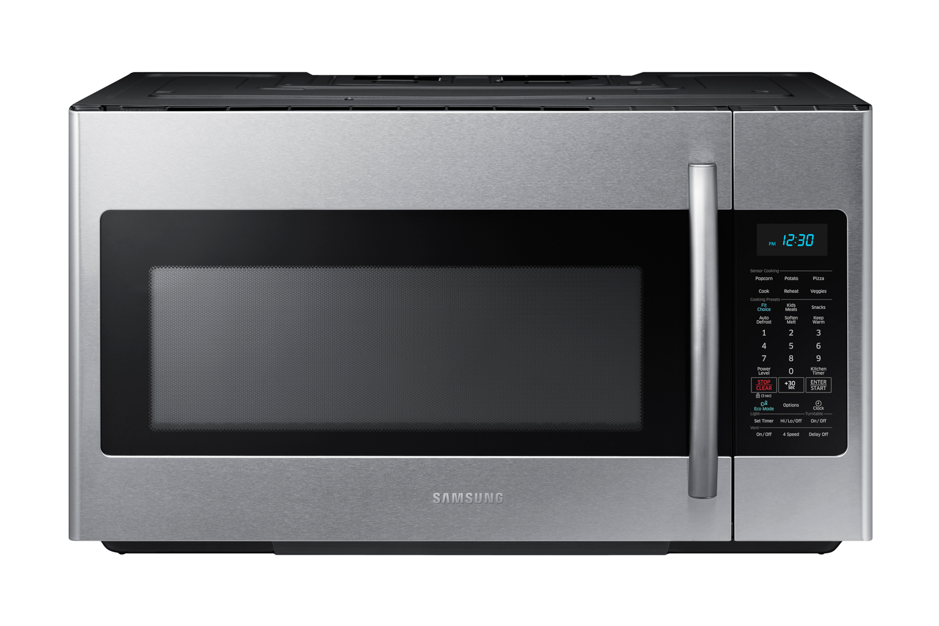 Samsung 1 9 Cu Ft 950 Watt Countertop Microwave Stainless Steel In The Countertop Microwaves Department At Lowes Com