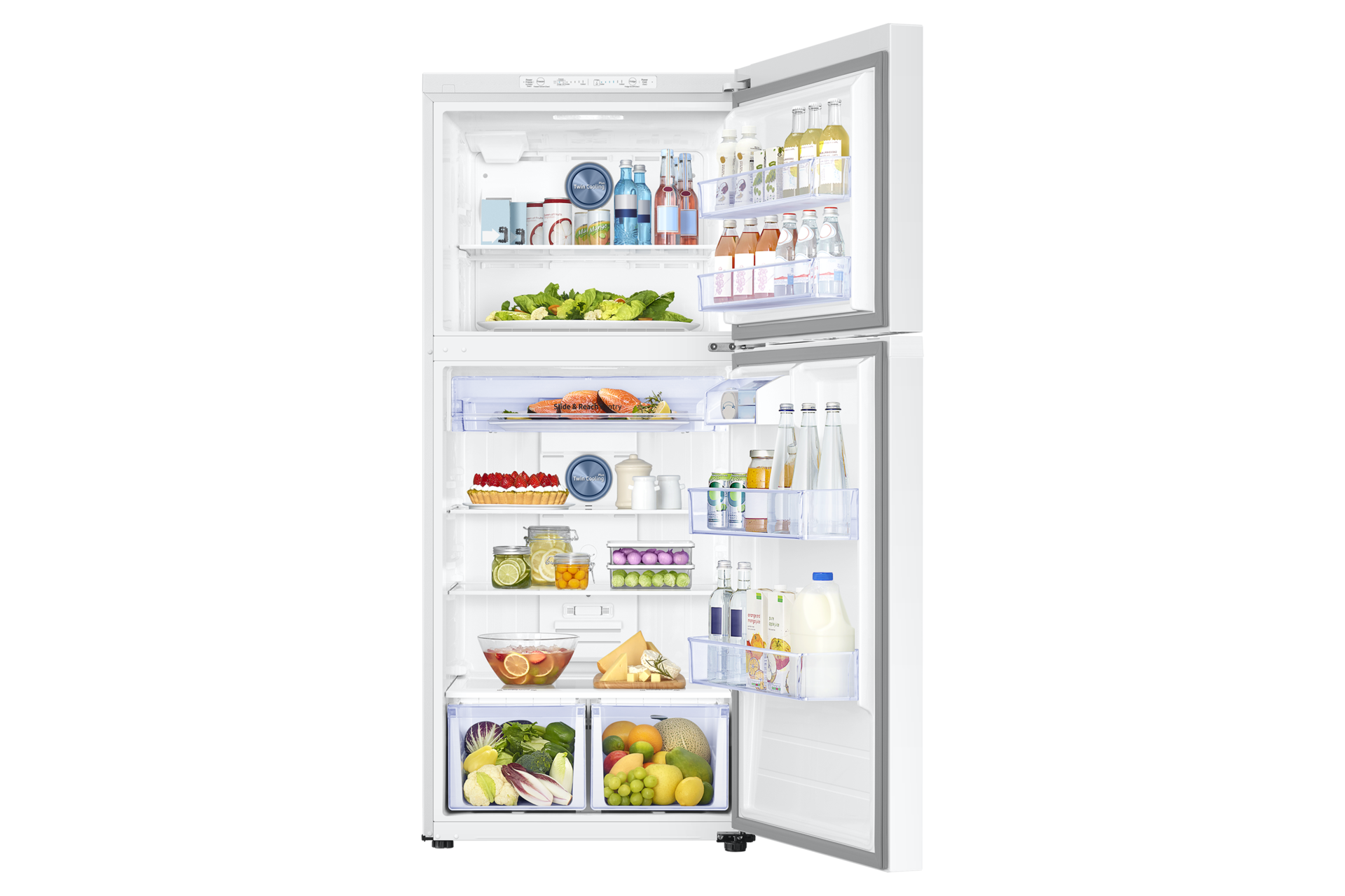 RT18M6213WW Top Mount Refrigerator with Flex Zone, 17.6 cu.ft Samsung CA