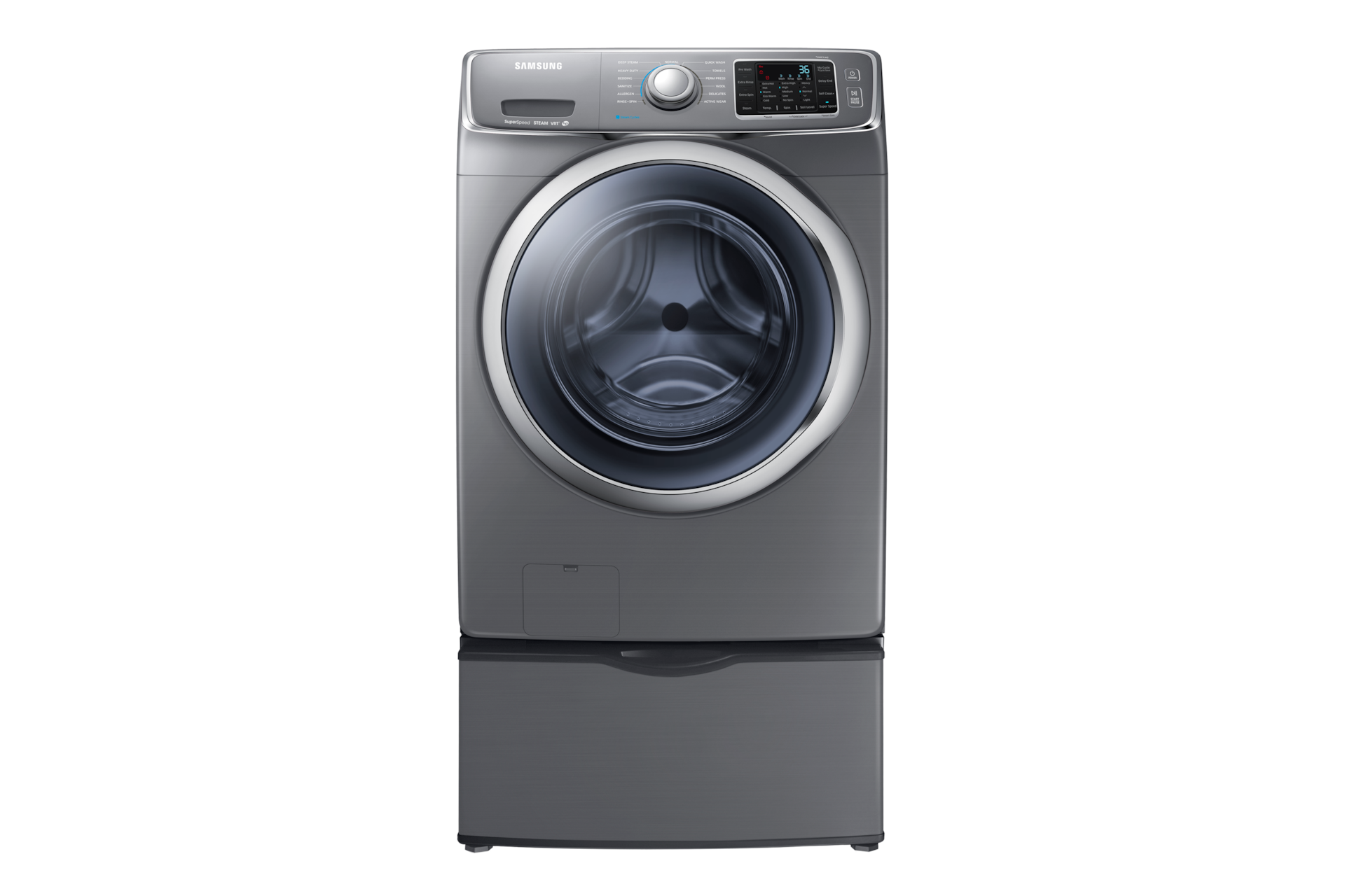 Samsung Wf42h5600ap Front Load Washer With Smart Care 4 8 Cu Ft Samsung Ca