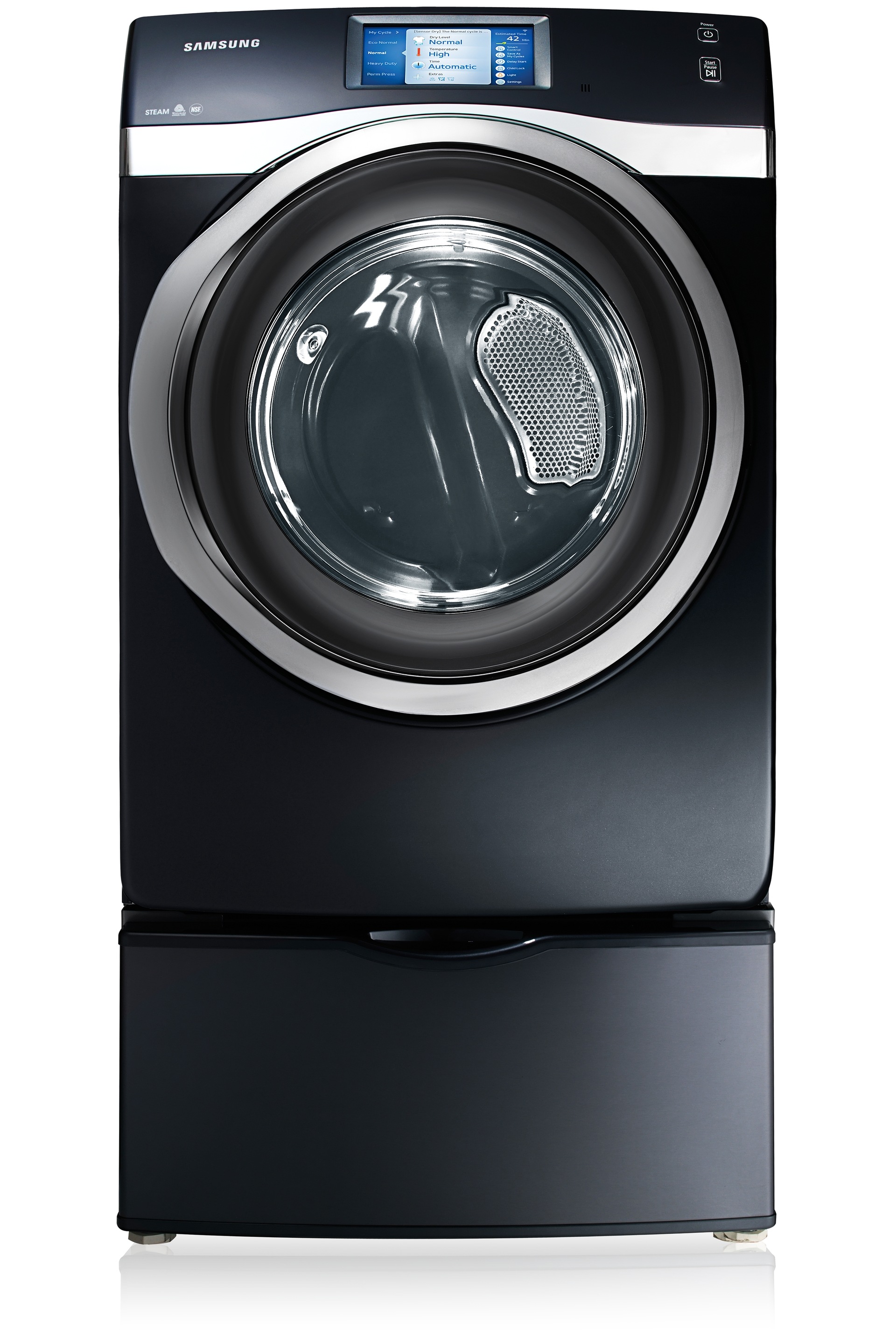 DV457EVGSGR 7.5 cu.ft Electric Front Load Dryer Charcoal Samsung