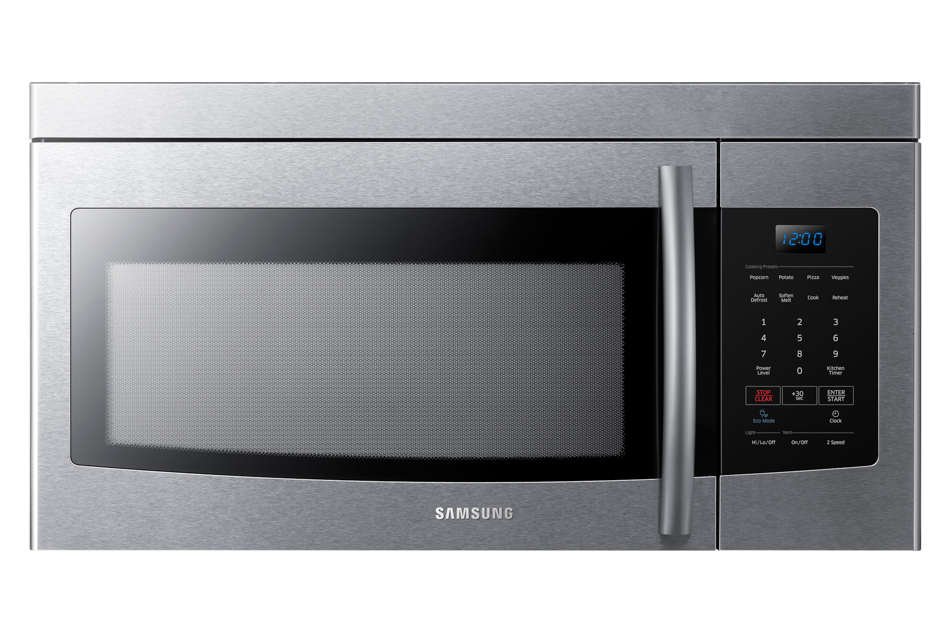 Samsung ME18H704SFG/AA 1.8-cu ft Over-the-Range Microwave with Sensor ...
