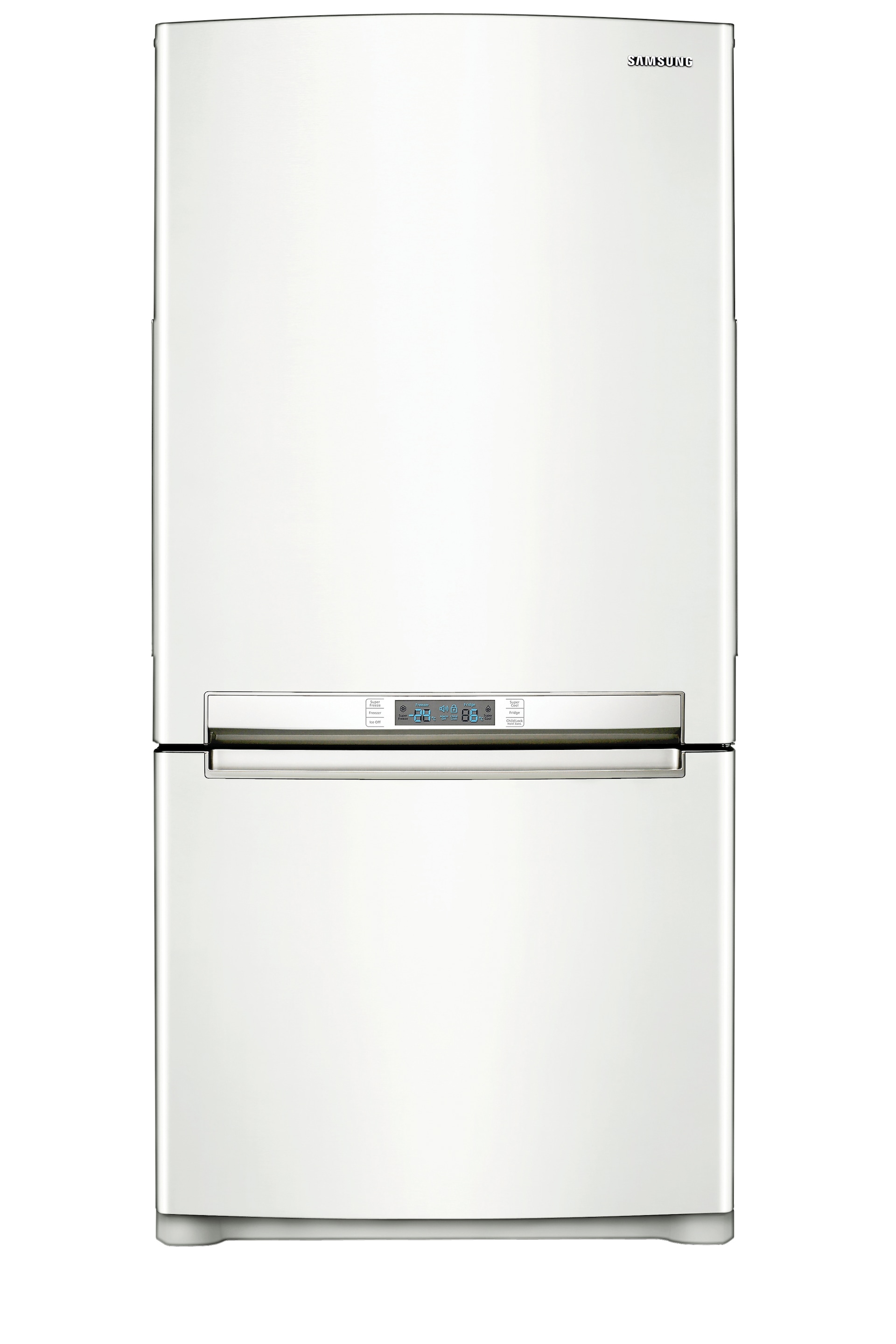 RB194ACWP 17.9 cu.ft Bottom Mount Freezer Refrigerator White Samsung