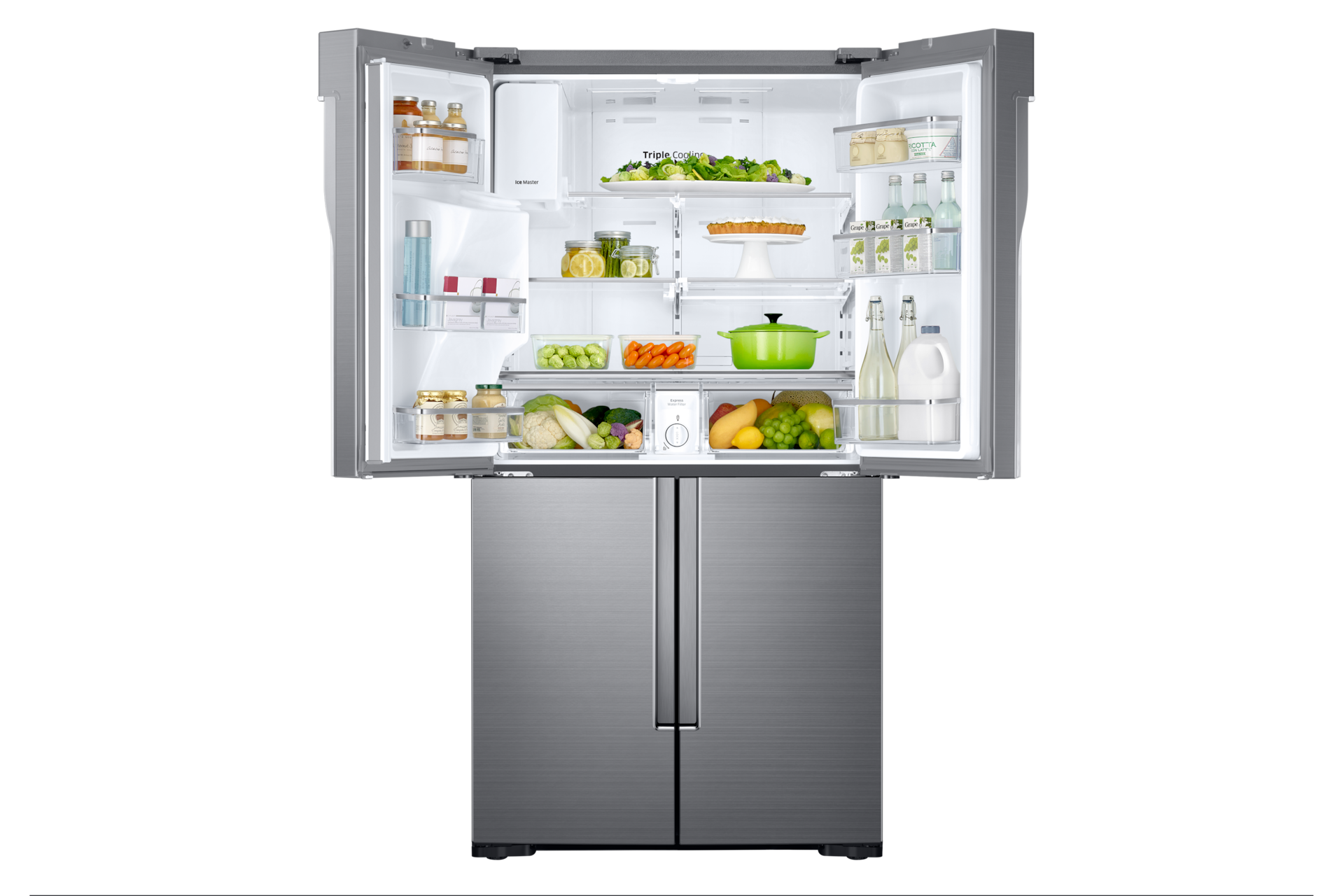 RF28K9070SR French Door Refrigerator with FlexZone™, 28 cu.ft | SAMSUNG ...