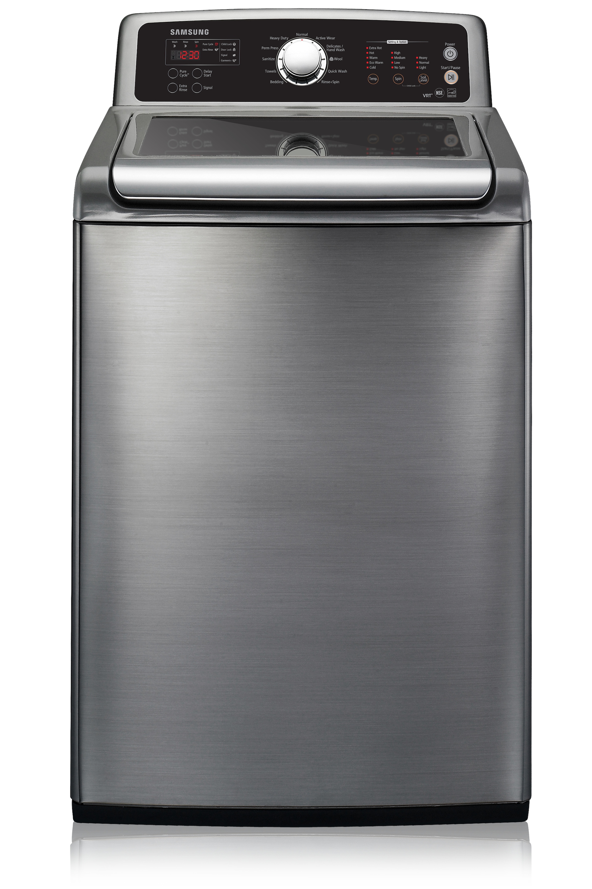 WA5451ANP 5.4 cu. ft. Top Load Washer Stainless Platinum Samsung