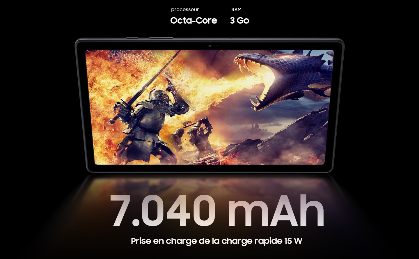 Samsung Galaxy Tab A7　10インチ Samsung Galaxy Tab A7 10.4 32 Go Wifi Argent (FR version
