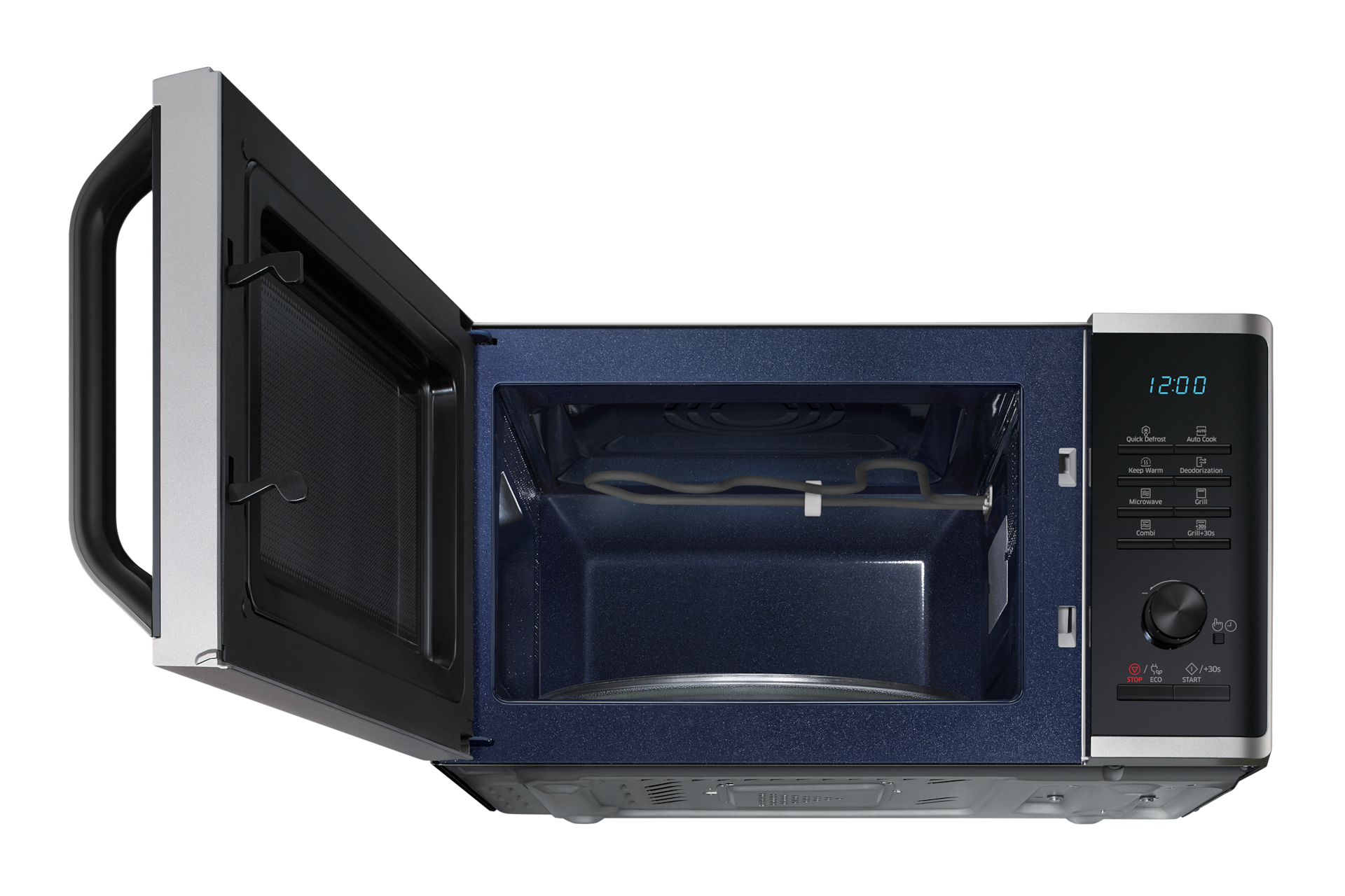 low-front-open silver