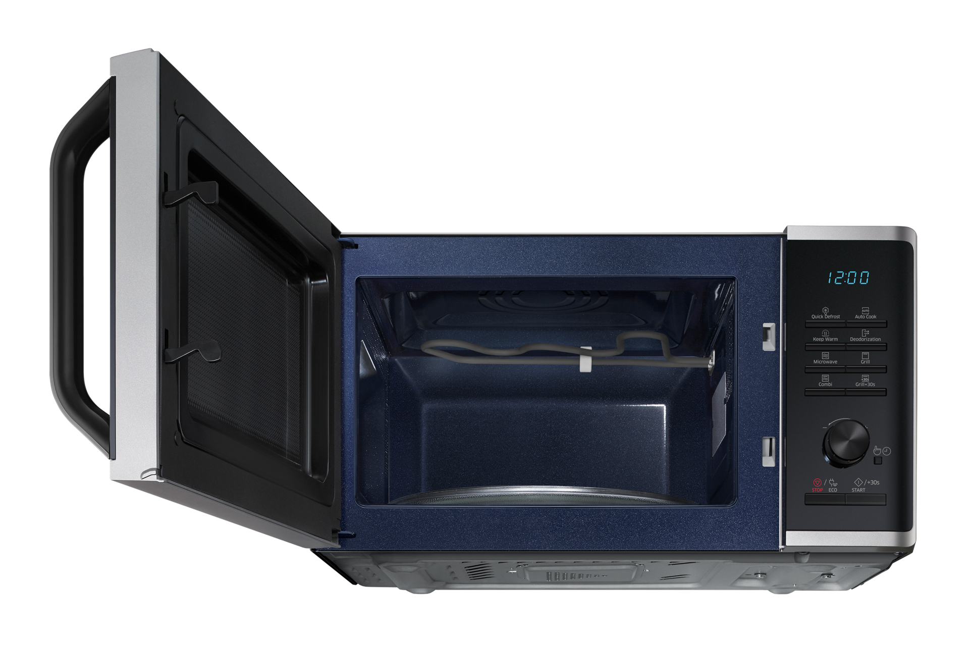 low-front-open silver