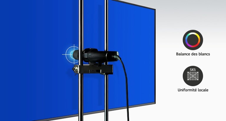 Profitez d'une qualité d'image sublime grâce une technologie d'étalonnage d'usine de pointe
