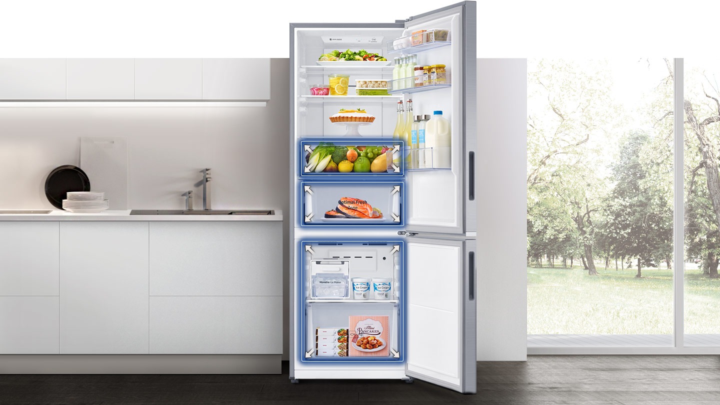 Más espacio para carnes, vegetales y comidas congeladas