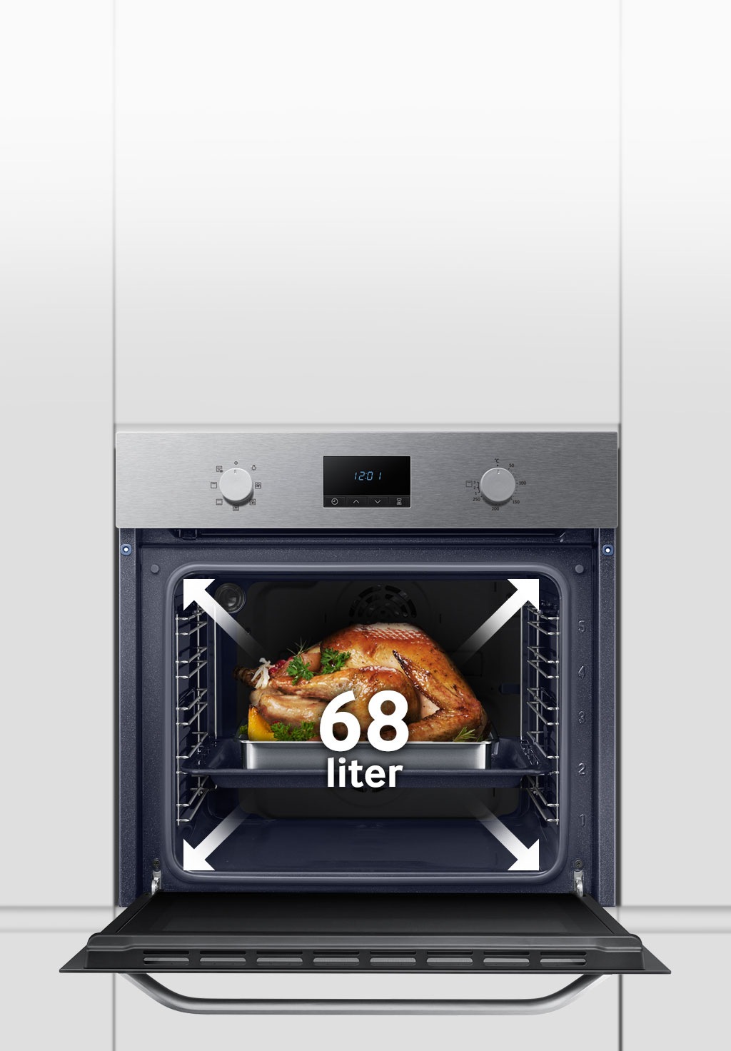 NV70K1340BB Horno Eléctrico con Esmalte Interior Cerámico