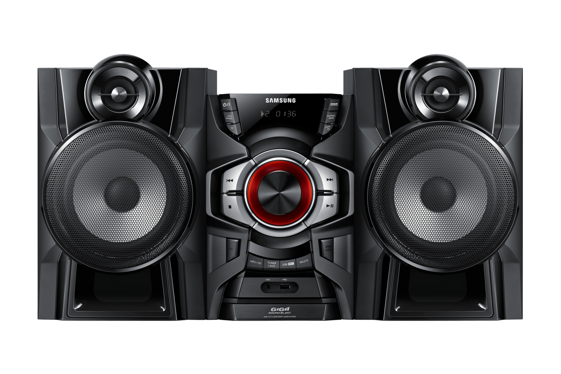 MX-F730 2.0Ch. 550W, Giga Sound Blast, Mini Component | Soporte Samsung CL