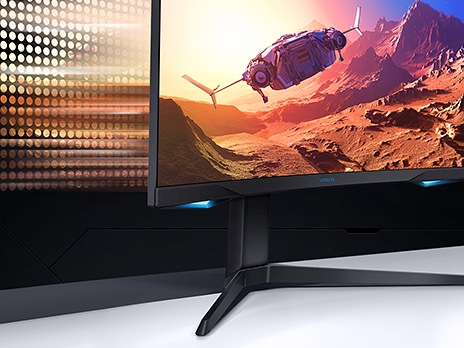 27英寸 曲面液晶显示器 lc27g75tqsc-1000r曲屏-qled-hdr600-wqhd