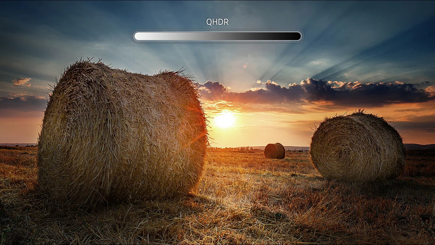 发现更多隐藏细节。QHDR可逐帧分析场景，并及时调整明暗度，令每刻精彩绽放。