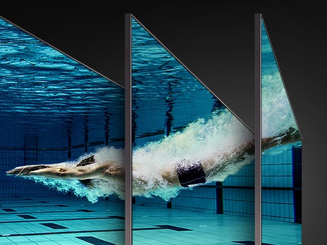 即使是侧面观看，颜色也依然鲜艳。每个角度都是精致画面。