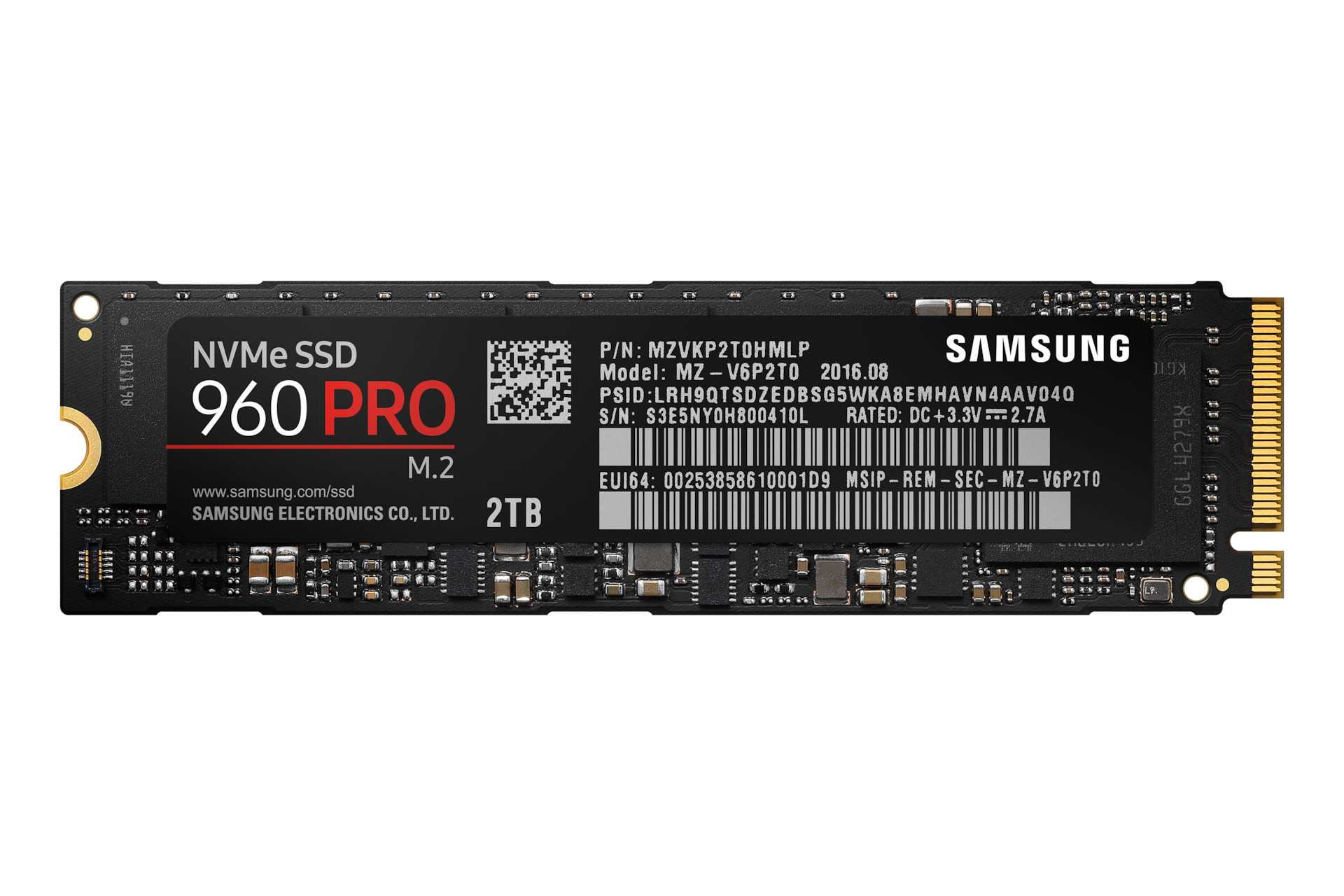 960 pro nvme 固态硬盘 2tb 