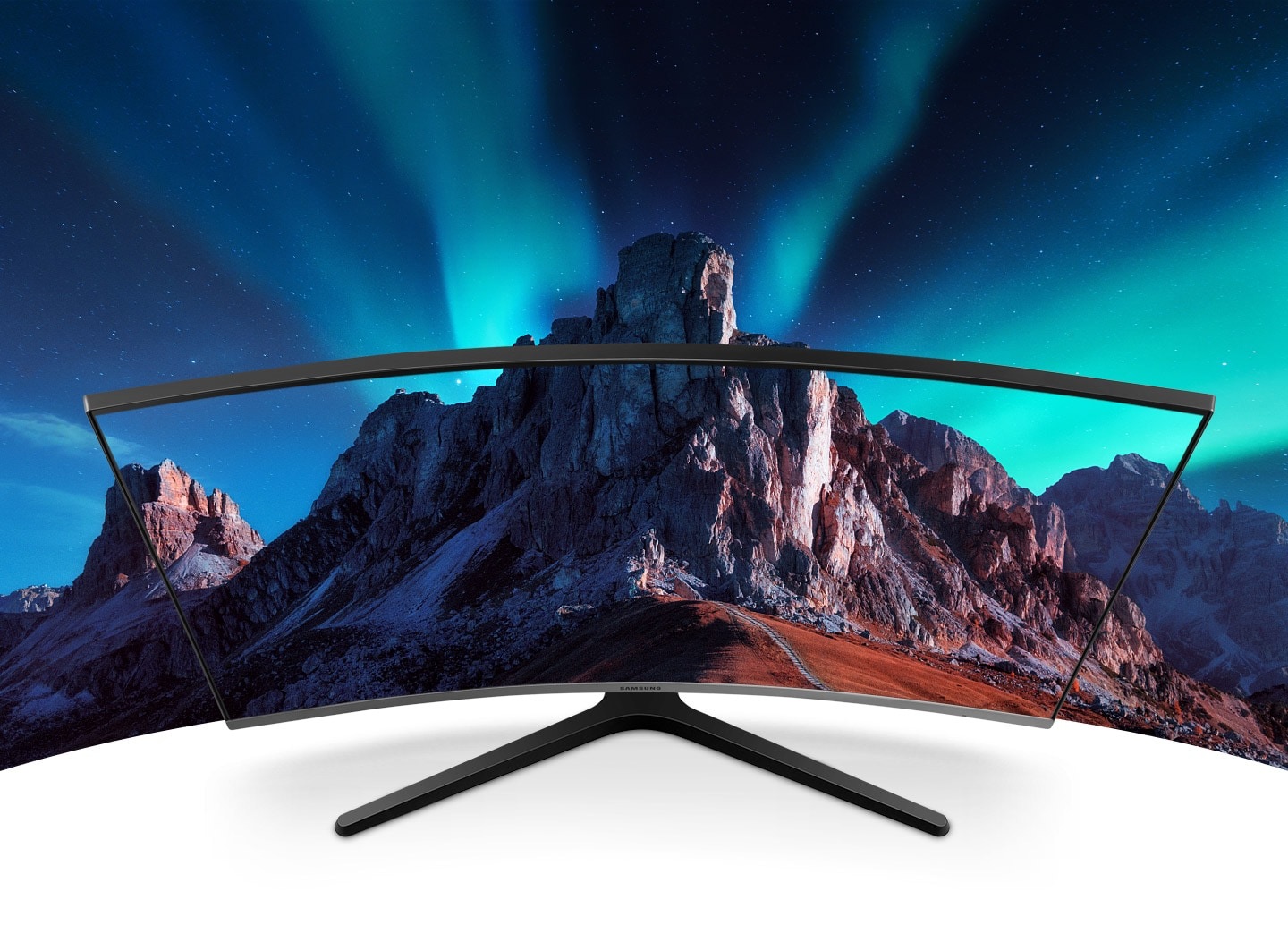 SAMSUNG Monitor curvo para juegos de negocios de 27 pulgadas FHD