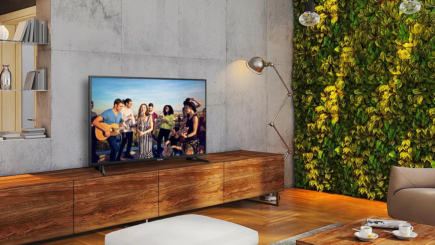 Concéntrate en tus contenidos sin límites con el Televisor Samsung 43” Smart TV