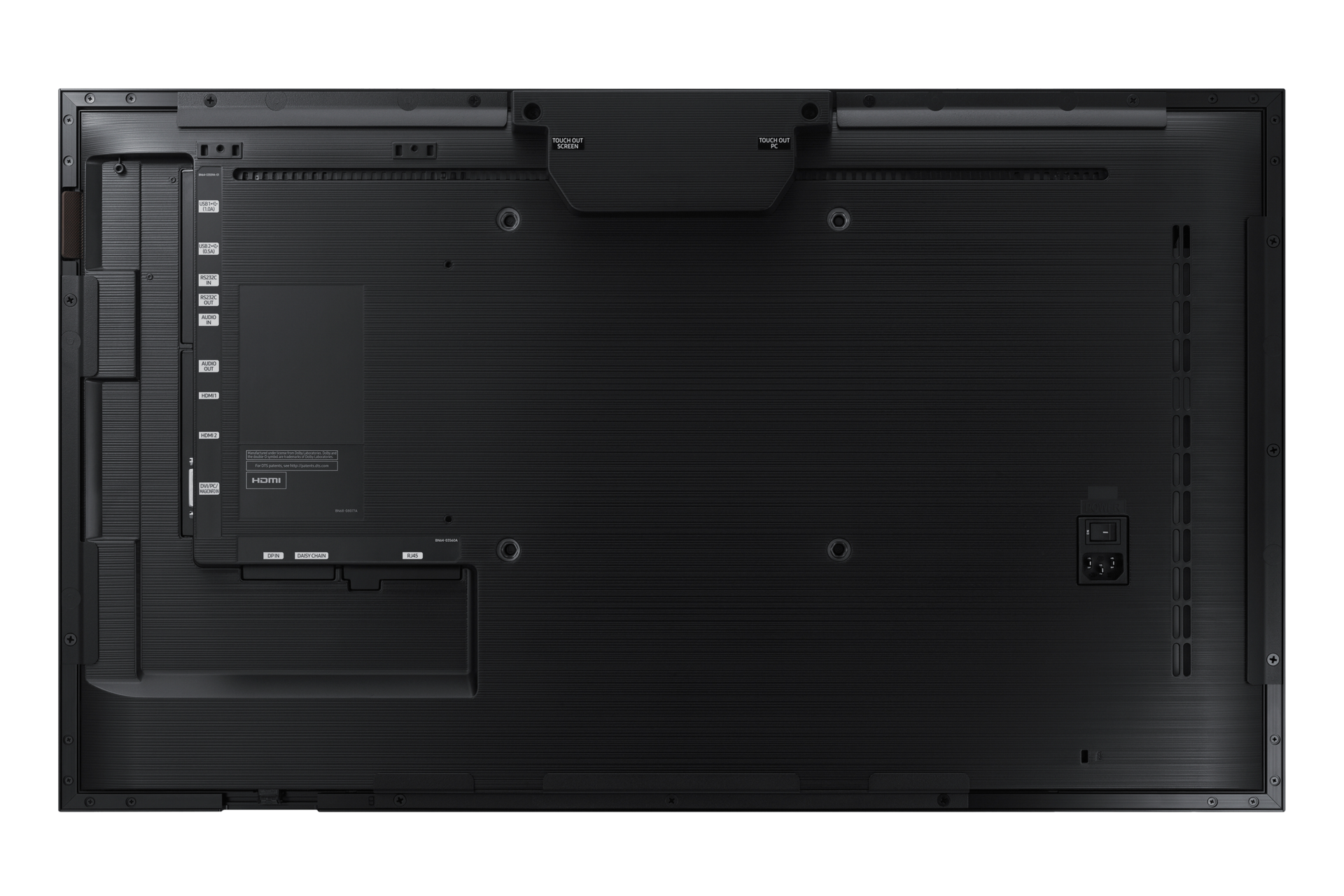 Atrás Negro, Pantalla interactiva serie PMF-BC de 32”