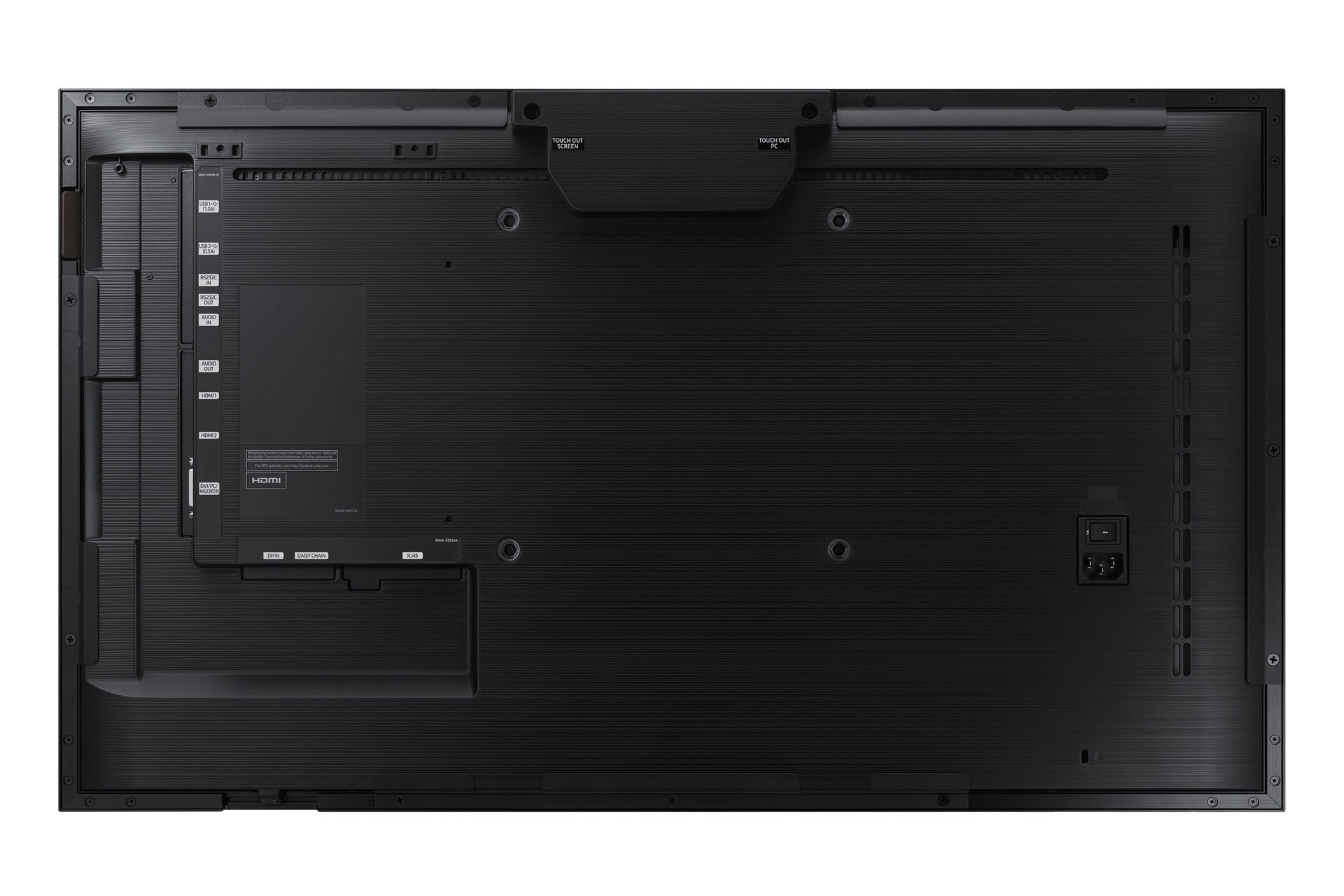 Atrás Negro, Pantalla interactiva serie PMF-BC de 55”