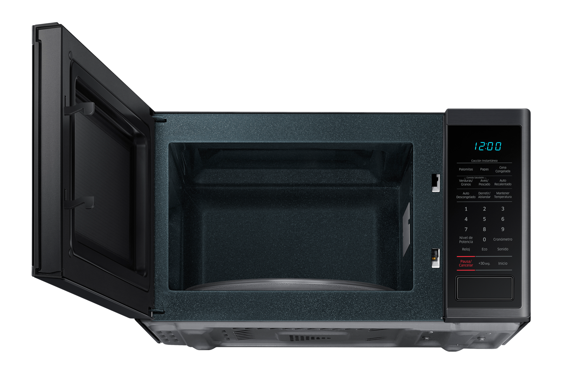 low-front-open black