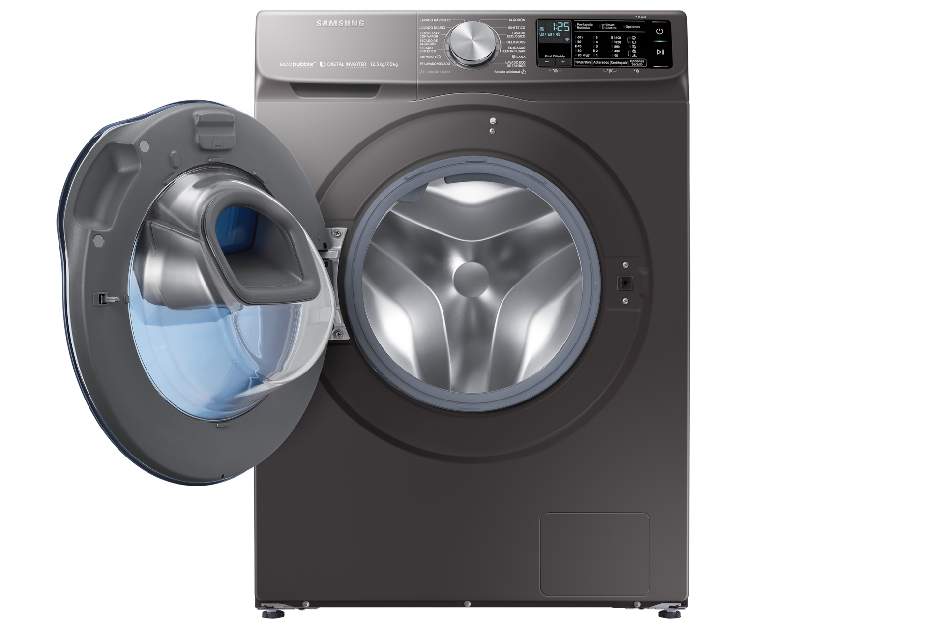 WD12N64FR2X Lava Seca Con AddWash, 12,5 Kg | WD12N64FR2X/CO | Samsung ...