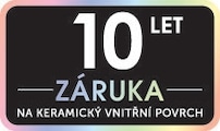 10 let záruka na keramický vnitřní povrch 