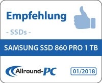 SSD 860 PRO Award