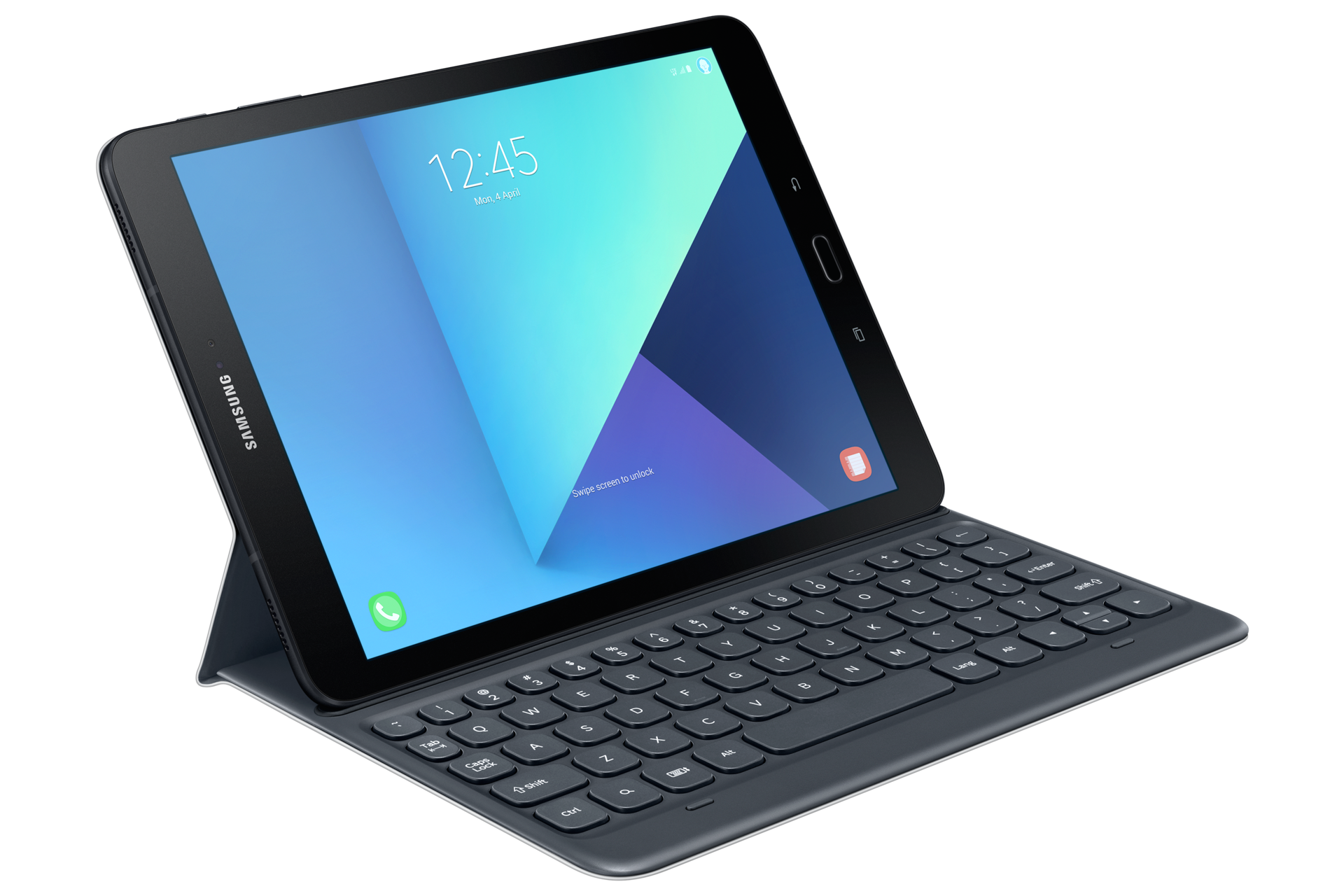 Book Cover Keyboard f r Galaxy Tab S3 Dark Gray Samsung DE