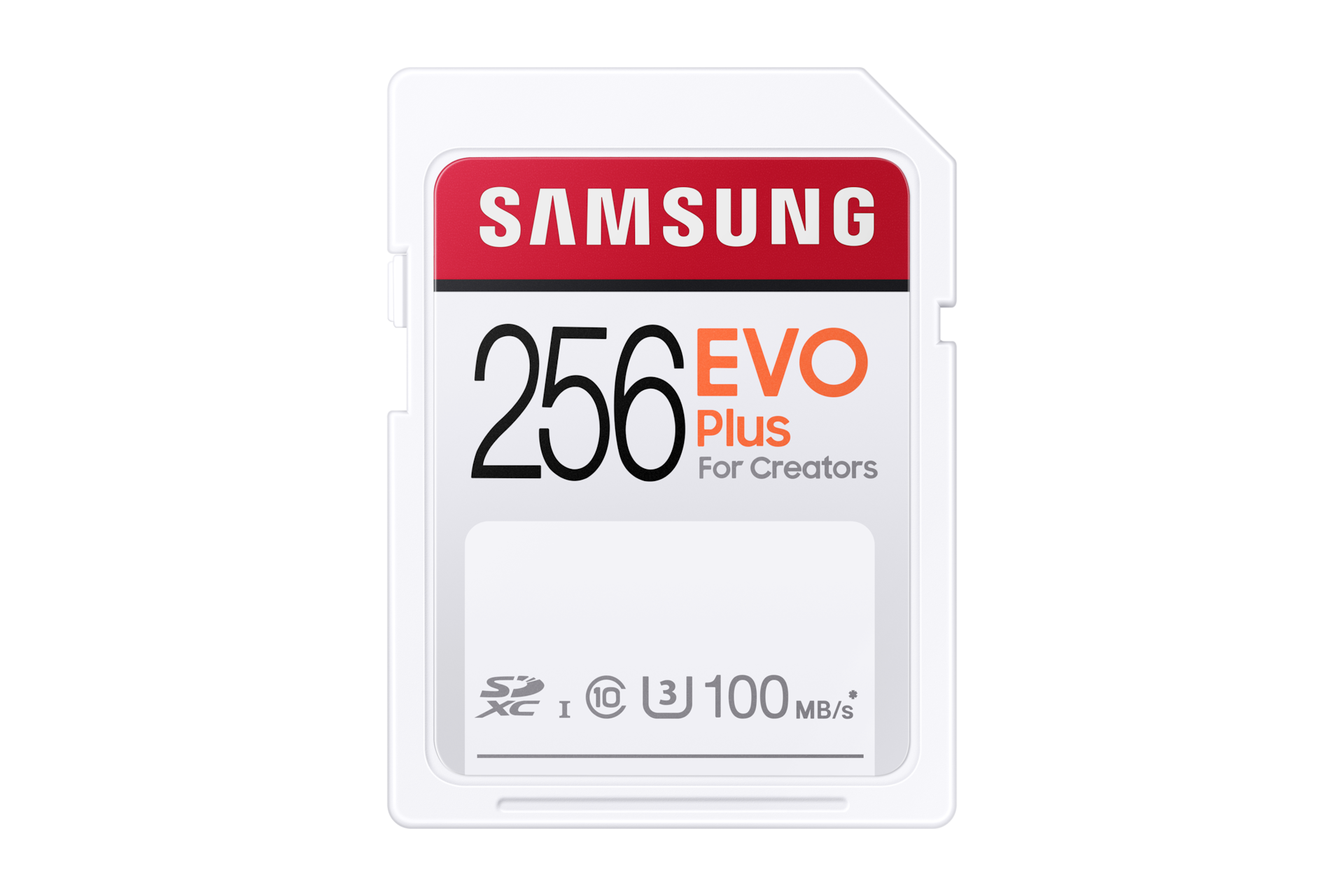 Samsung EVO Plus SD-Speicherkarte (2020), 256 GB White