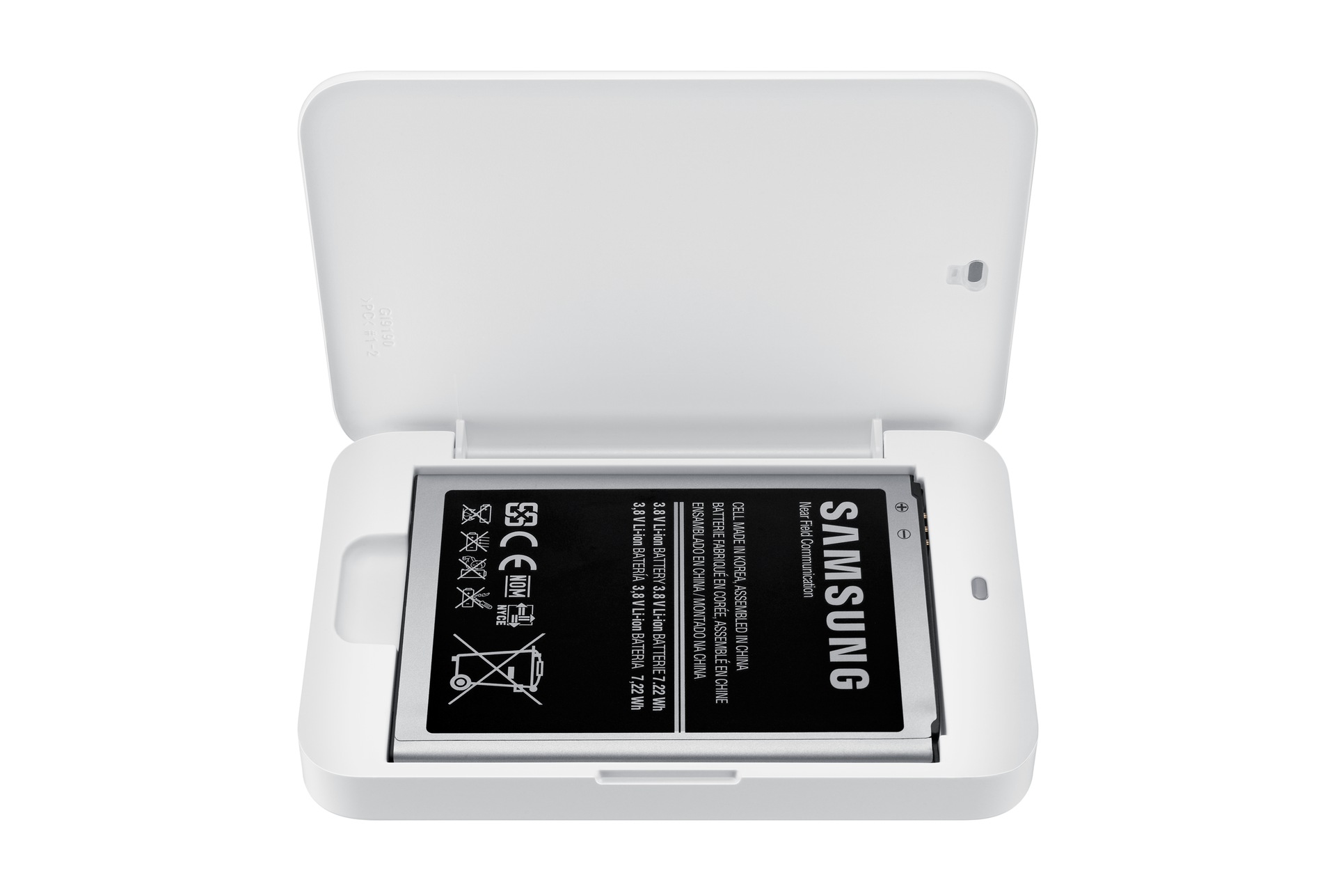 AkkuLadestation für Galaxy S4 mini inkl. Akku, White Samsung DE