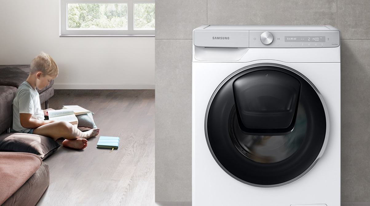 9 Waschmaschine | kaufen Samsung DE QuickDrive Eco kg (WW91T986ASH/S2)