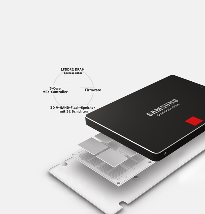 850 PRO SATA III 2.5zoll SSD (2 TB) | Samsung Deutschland