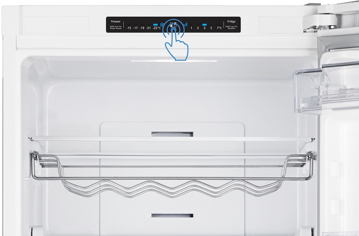 Impostazione separata della temperatura per frigorifero e congelatore