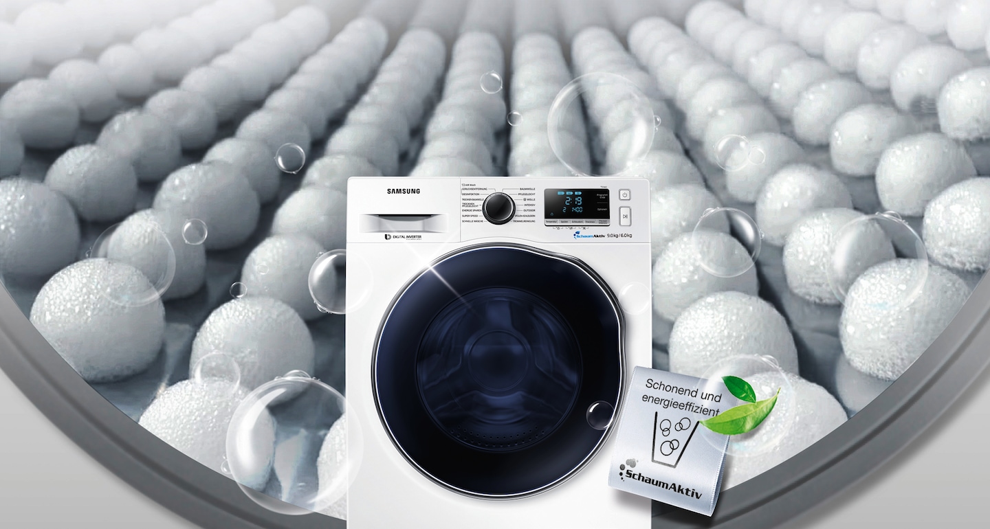 SchaumAktiv: lavaggio delicato ed energeticamente efficiente