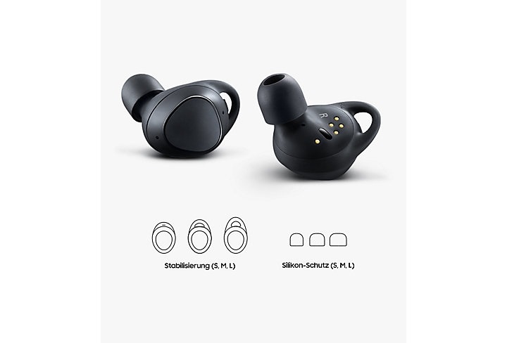 Gear IconX 2018 Black True Wireless Samsung Deutschland