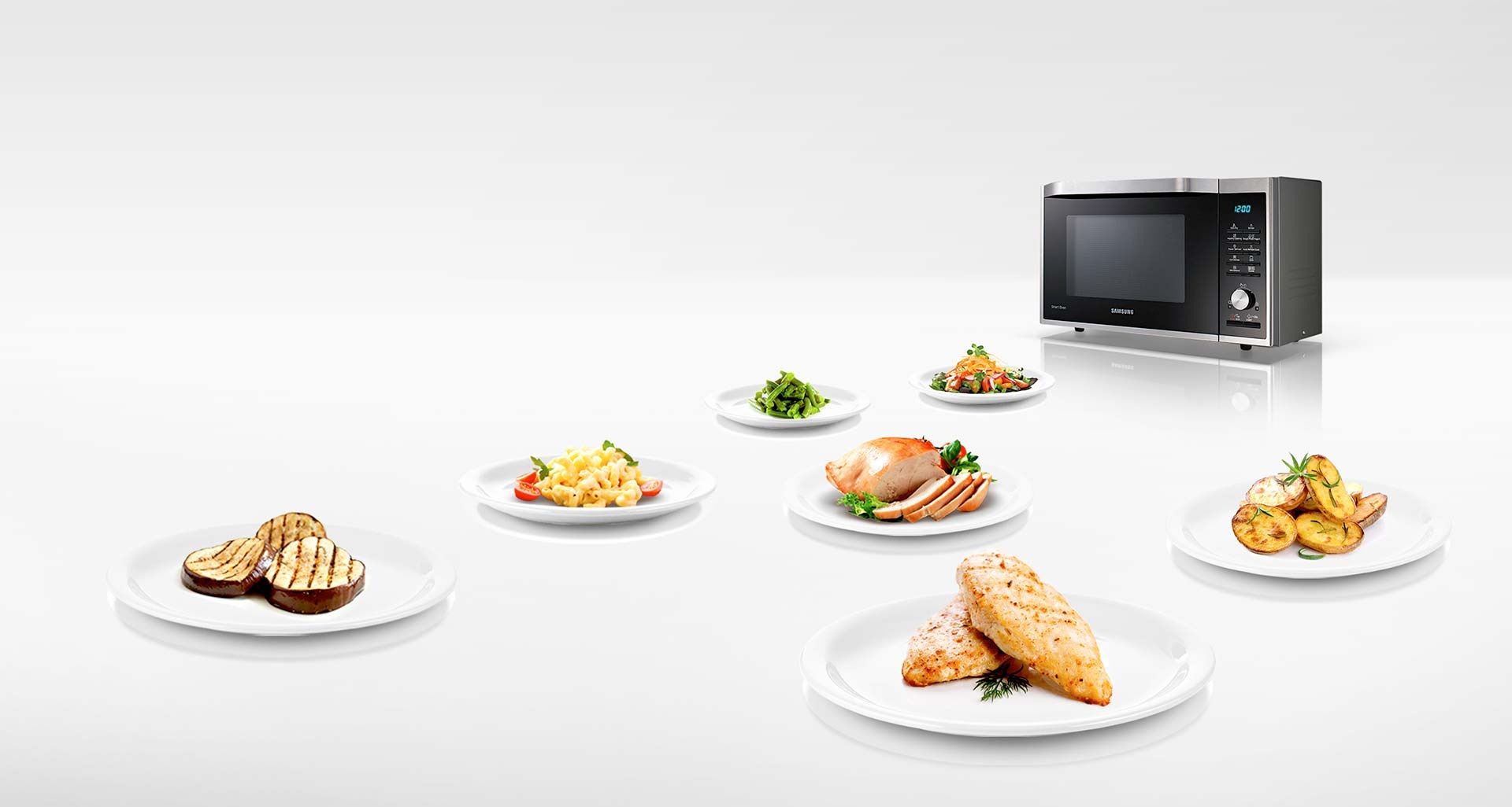 SAMSUNG MG23K3513AS/ET MICROONDE+GRILL, 800 W Ricondizionato