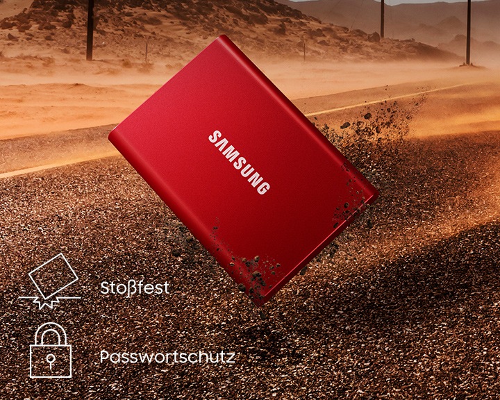 Samsung T7: Spart und holt euch einen ganzen Terabyte tragbaren  Speicherplatz!
