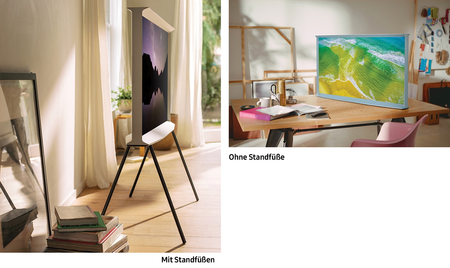 Unlike conventional TVs it doesnt belong next to the wall 