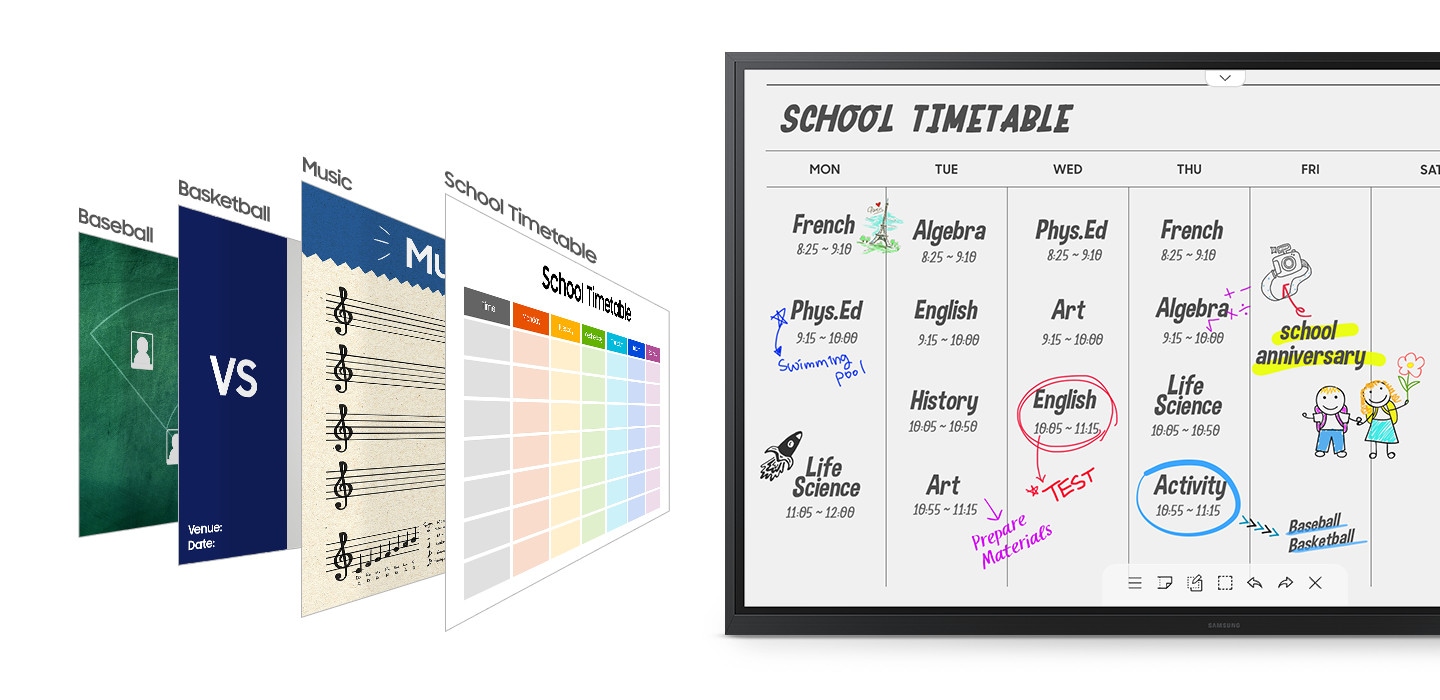 Varied formats for any classroom needs