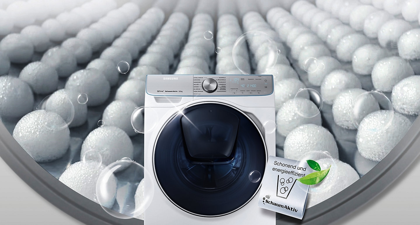 SchaumAktiv: lavaggio delicato ed energeticamente efficiente