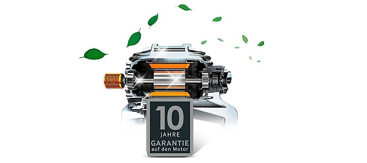 Digital Inverter Motor mit 10 Jahren Garantie â langlebig, sparsam und leistungsstark