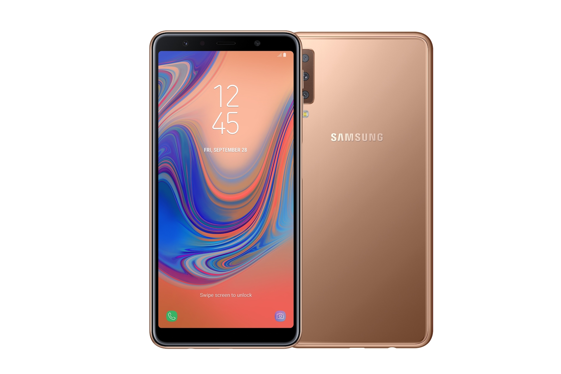 samsung galaxy a7 gold 2018