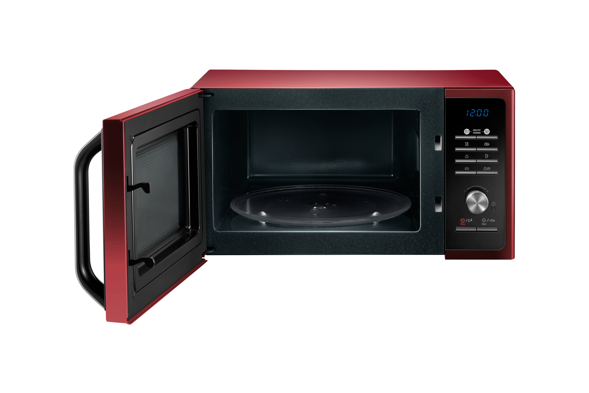 Vorderseite Offen Rot