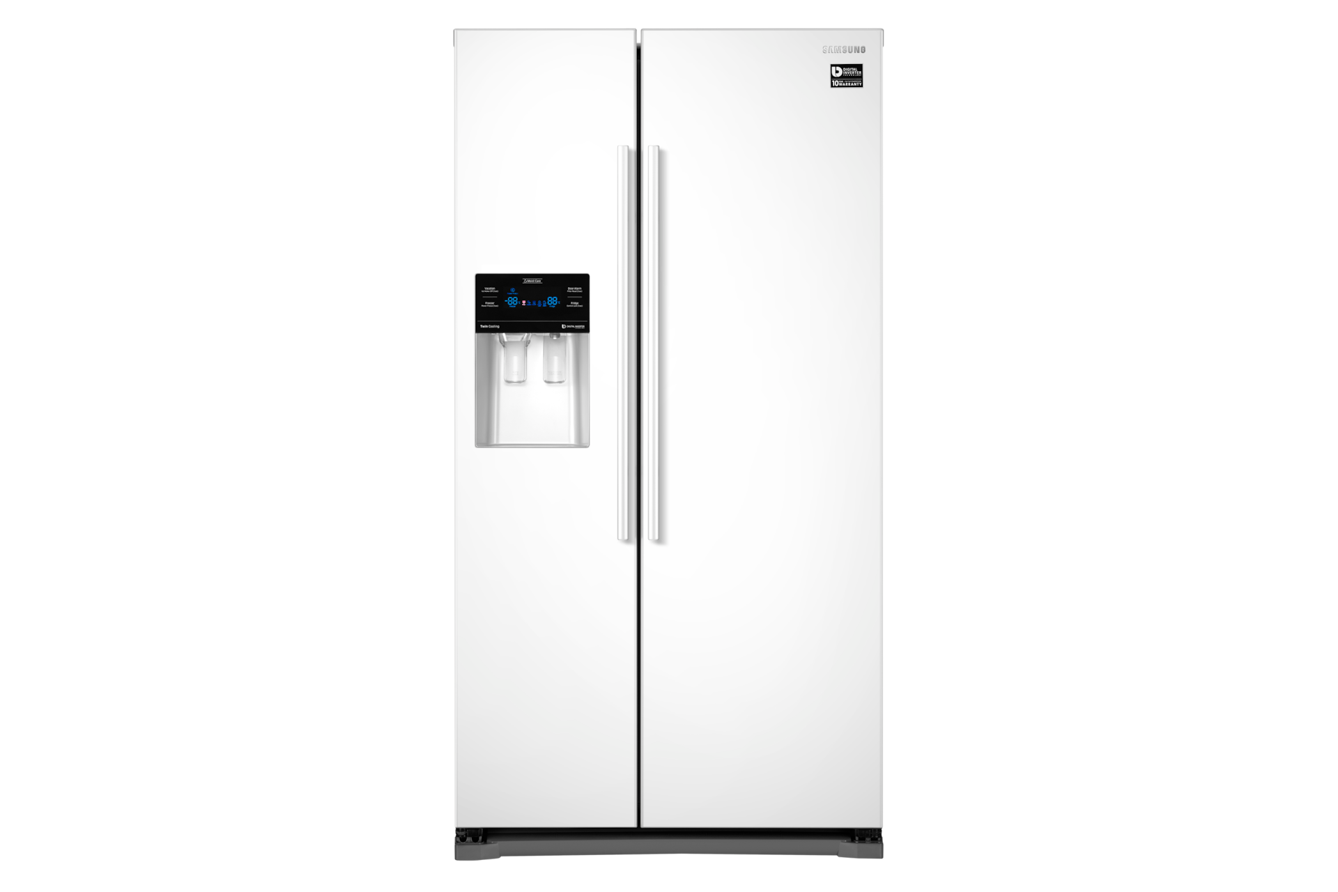 Side-by-Side Kühlschrank, Weiß,179cm, 569L | Samsung ...