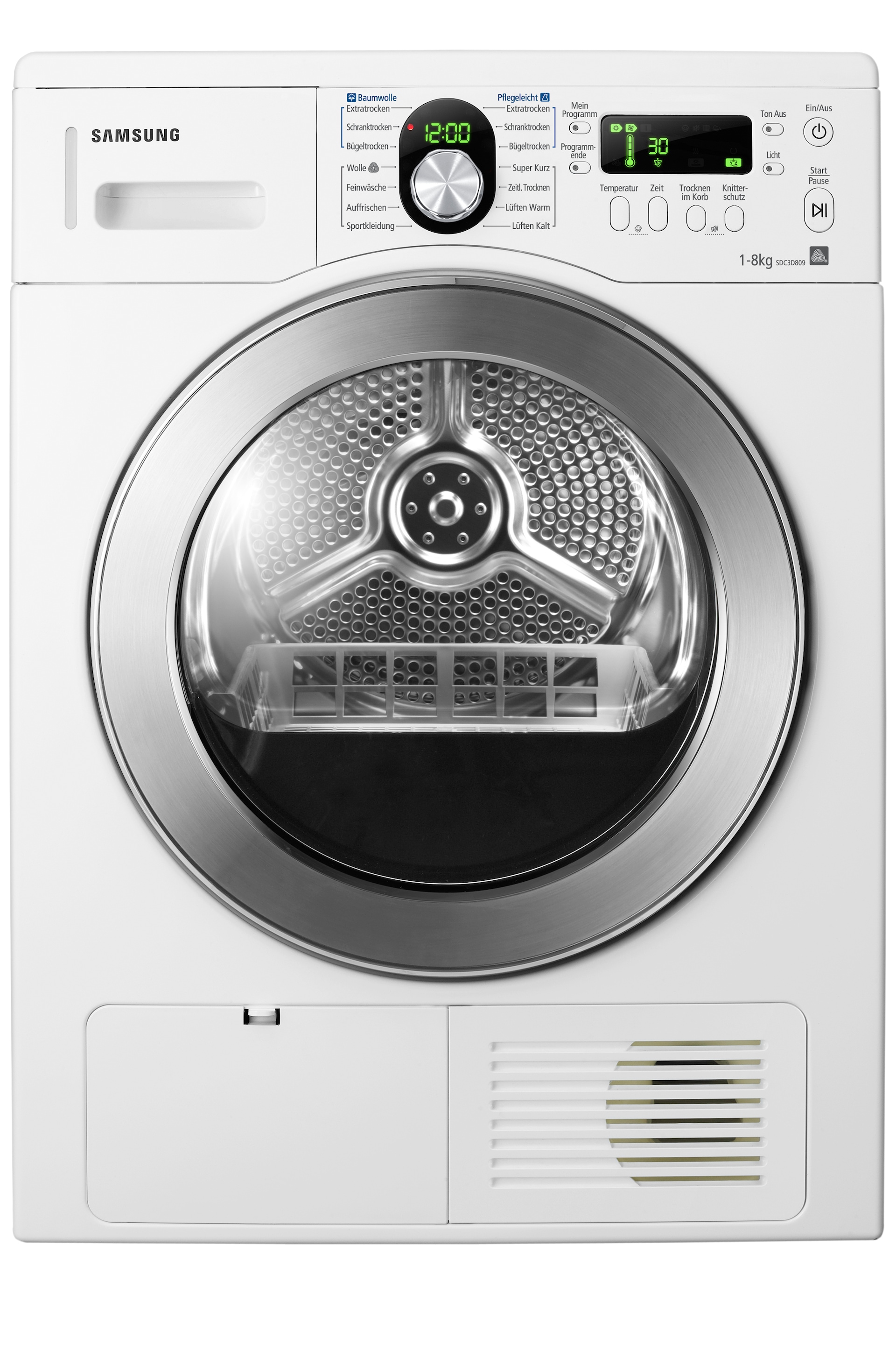 8 kg Trockner mit Wollekorb SDC3D809 Samsung Service DE