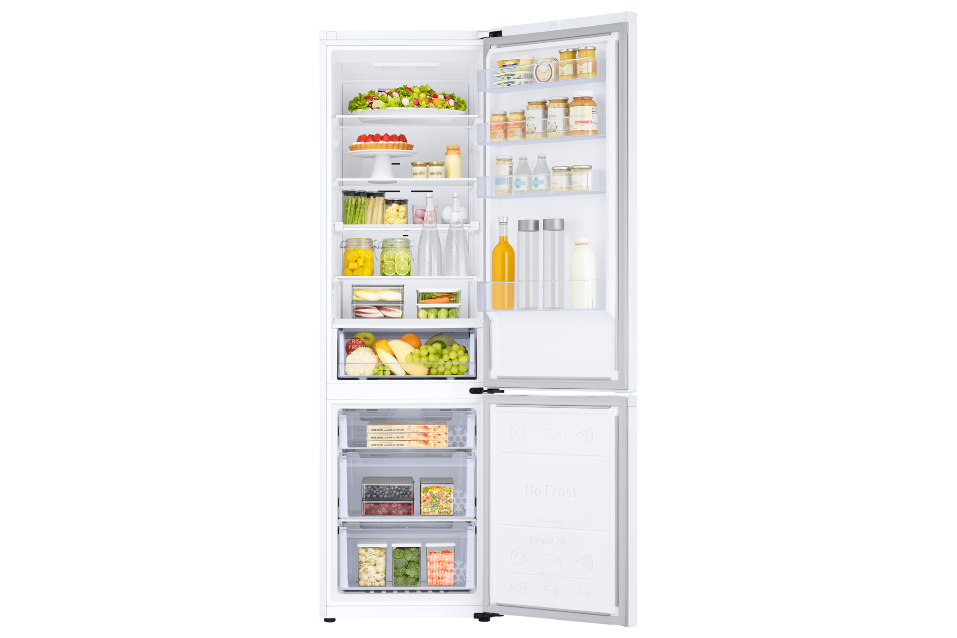 front-open-with-food White